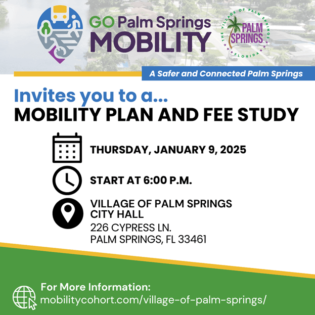 Village of Palm Springs Advances Mobility and Safety Initiatives in 2025